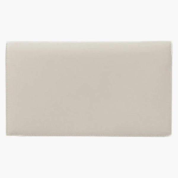 Saint Laurent Uptown Pouch Grain de Poudre White