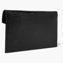 Saint Laurent Uptown Caschia in pelle luminosa da coccodrillo