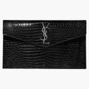 Saint Laurent Uptown Caschia in pelle luminosa da coccodrillo