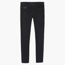 Saint Laurent Women's Cropped Skinny-Fit Denim Jeans Used Black