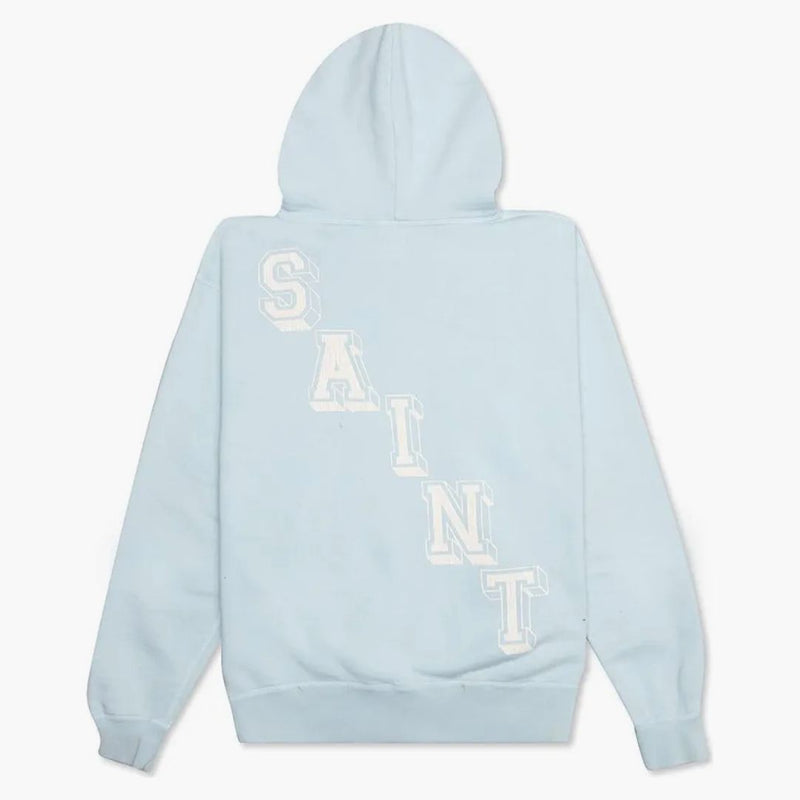 Saint Michael Angel Hoodie Azul