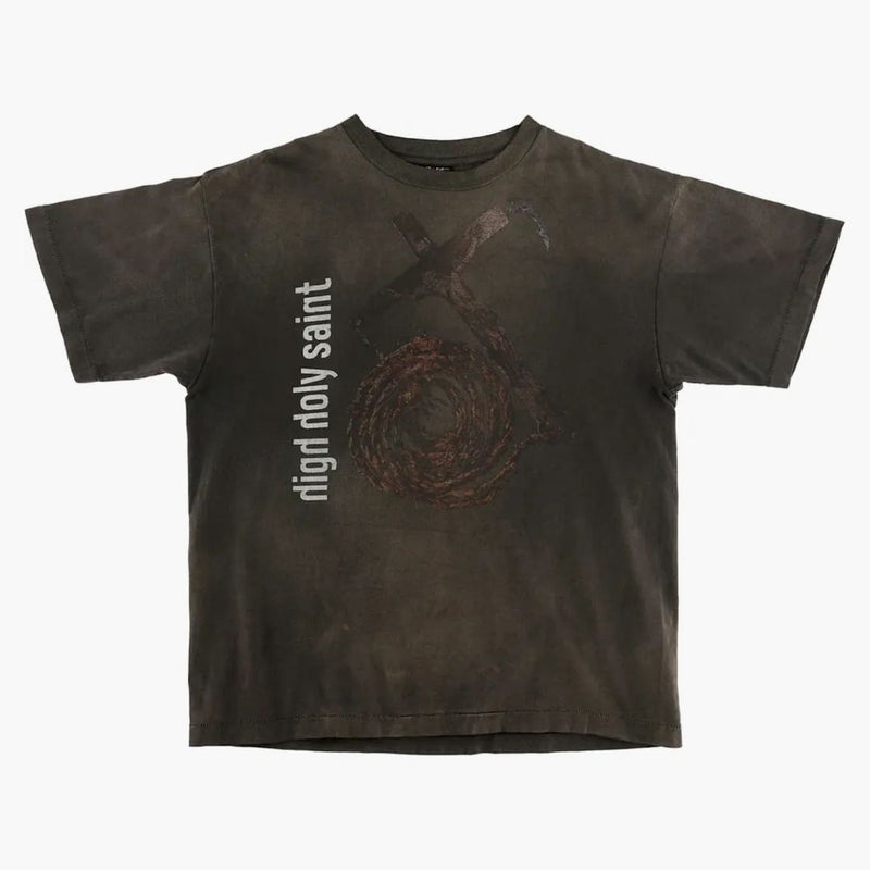 Saint Mxxxxxx Anchor T-Shirt Vintage Black