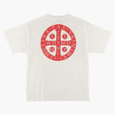 Saint mxxxxxx círculo camiseta vintage blanco