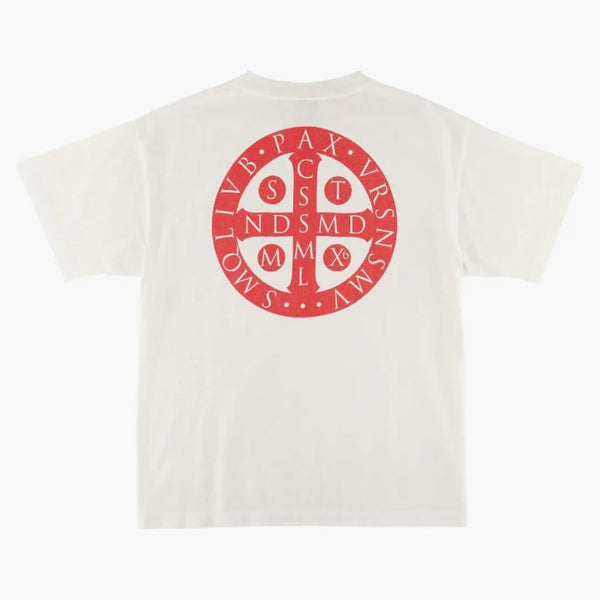 Saint MXXXXXX CIRCLE T-shirt vintage white