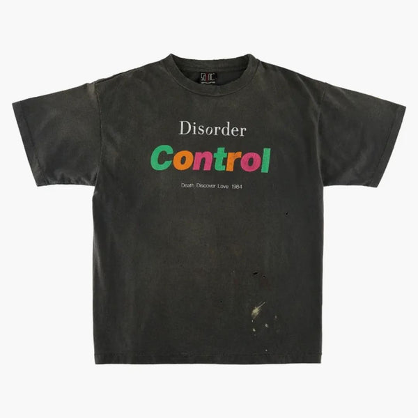 Saint MXXXXXX Control T-shirt vintage black