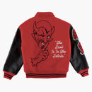 Saint Mxxxxxx Devil Varsity Jacket Red