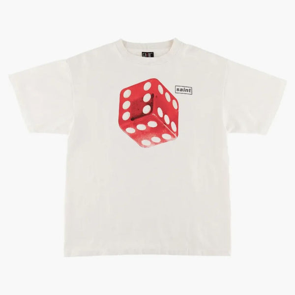 Saint MXXXXXX DICE T-shirt Vintage White