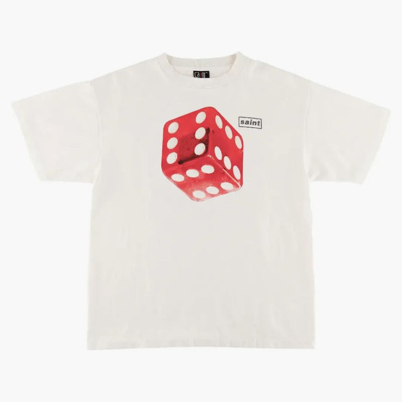 Saint MXXXXXX DICE T-shirt Vintage White