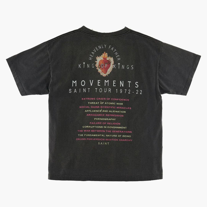 Saint Mxxxxxx Eyes T-shirt Vintage Black