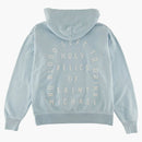 Saint Mxxxxxx Felt Hoodie Vintage Blue