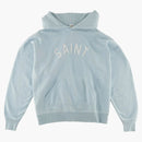 Saint Mxxxxxx Felt Hoodie Vintage Blue