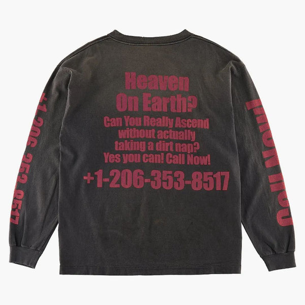Saint MXXXXXX Hollywood L/S T-shirt vintage black