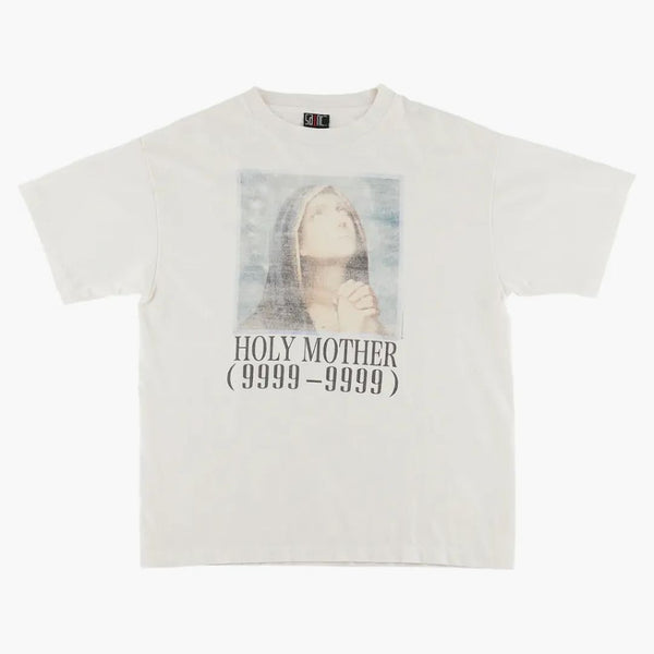Saint Mxxxxxx Holy Mother T-Shirt Vintage White
