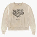 Saint Mxxxxxx Rose Crewneck Vintage Grey
