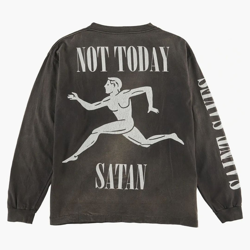Saint Mxxxxxx Running L/S Tea Black