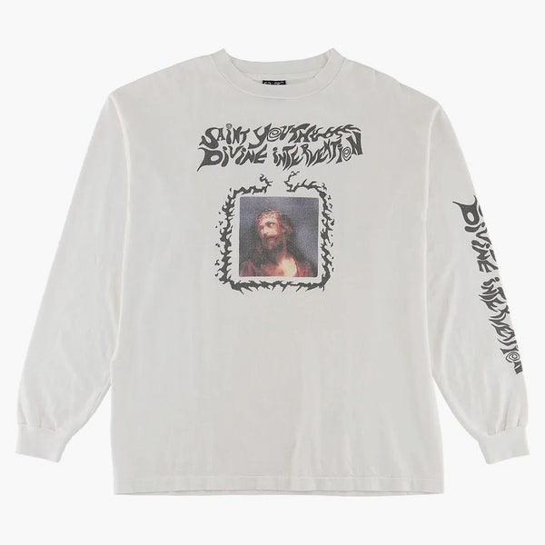 Saint MXXXXXX Satan L/S T-shirt vintage white
