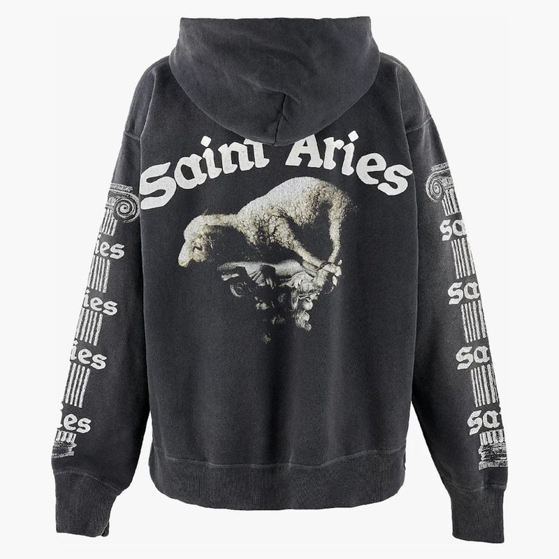 Saint mxxxxxx x aries sudadera negro