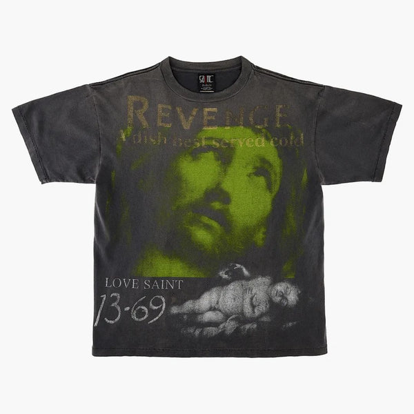 Saint MXXXXXX X Berberjin X Greeneen Revenge Tea Vintage Black