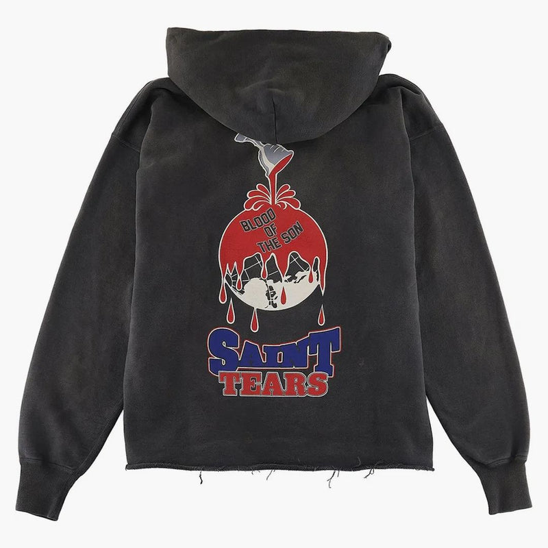 Svatý MXXXXXX X DENIM Slzy Svatý grál mikina Vintage Black