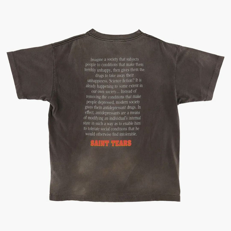 Saint MXXXXXX X Denim Tears Purplelp T-Shirt Vintage Black