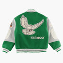 Saint Mxxxxxx X Shermer Academy Varsity Jacket Green