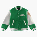 Saint Mxxxxxx X Shermer Academy Varsity Jacket Green