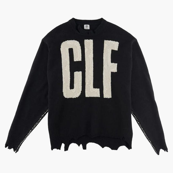 Saint MXXXXXX X Vlone Clf Knit Sweater Vintage Black