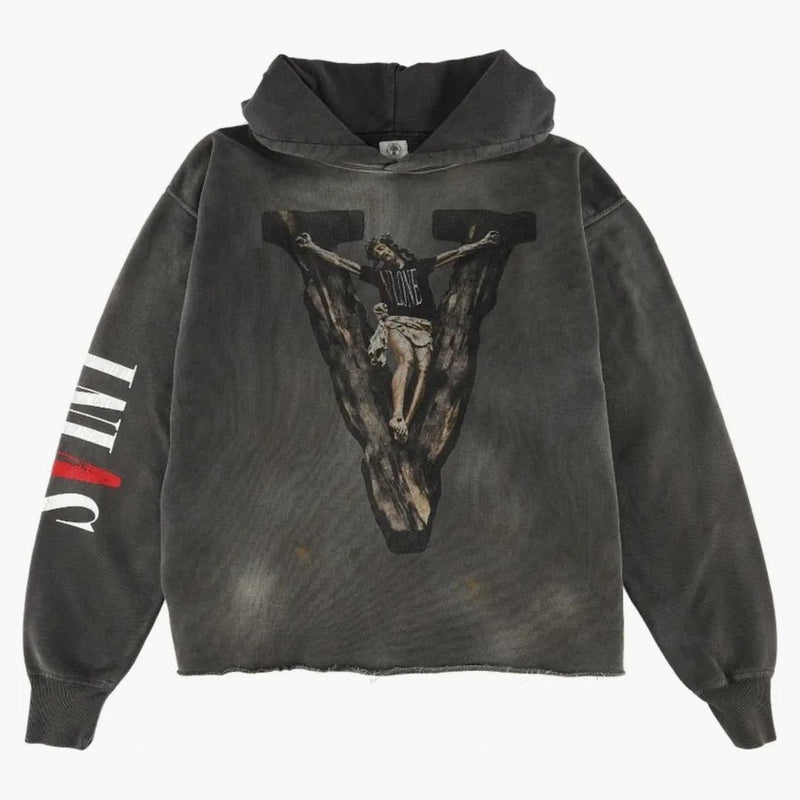 Saint MXXXXXX X Vlone Hoodie Black