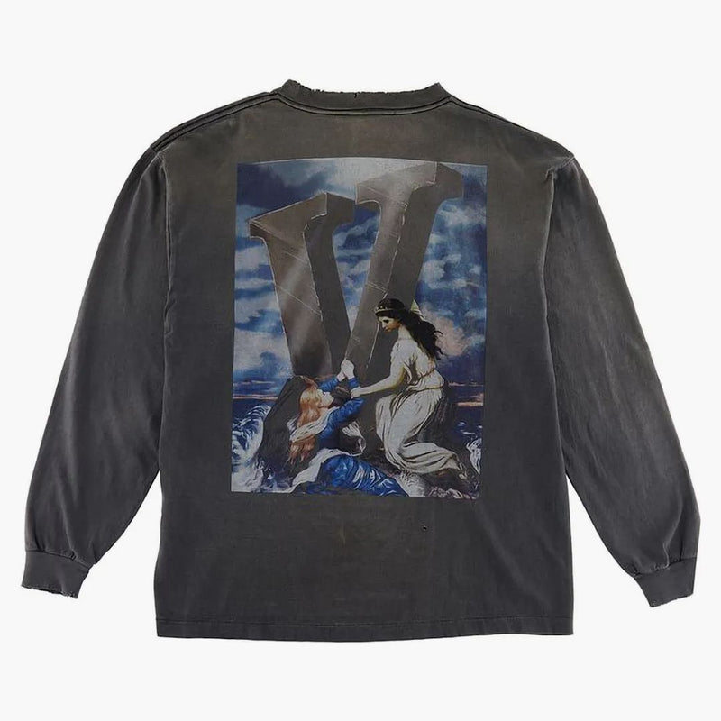 Saint MXXXXXX X Vlone Maria L/S T-shirt vintage black