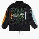 Saint Mxxxxxx X Vlone Skull Coach Jacket Black