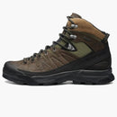 Salomon X-alp Mid Distressed Leather Gtx Dark Earth Black