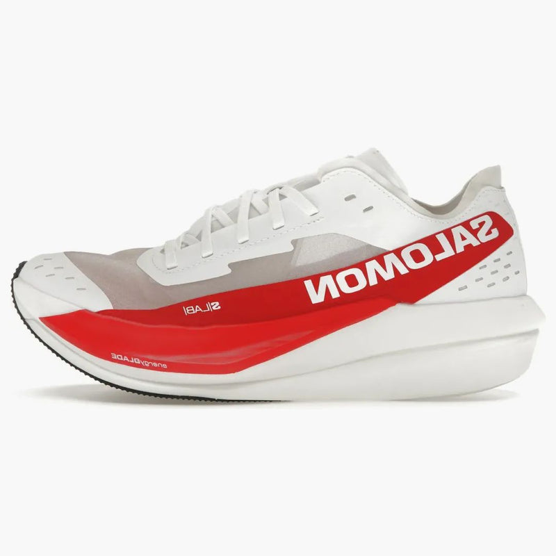 Salomon S/Lab Phantantasm 2 White High Riziko červené