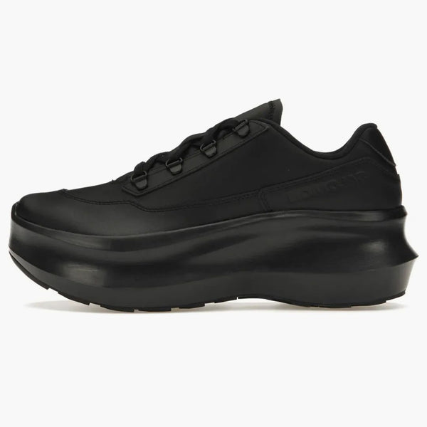 SALOMON SR811 Kožená platforma Comme des Garcon Black