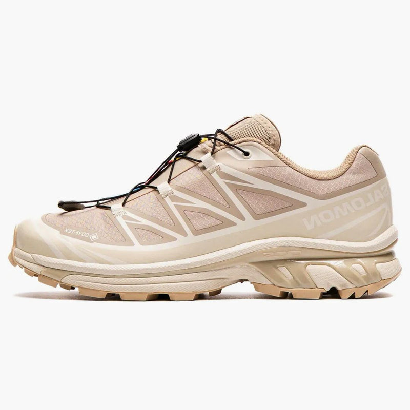 SALOMON XT-6 Gore-Tex Oxford Tan Mandlové mléko