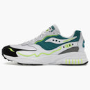 Saucony 3D Grid Hurricane White Green Lime