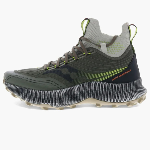 Saucinony Endorphin Trail Mid Olive Black