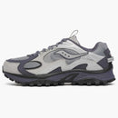 Saucony grid aura x gray pack gray silver