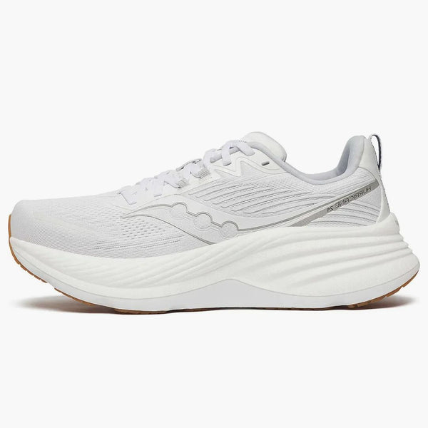 Saucony Hurricane 24 White Silver Gum