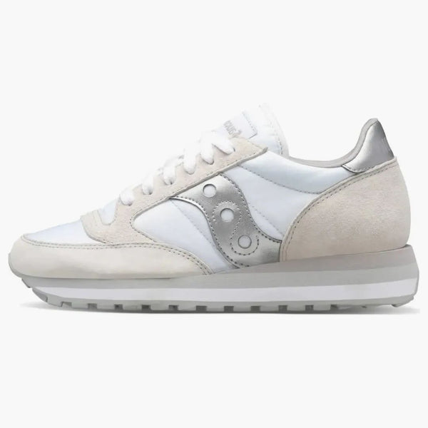Saucony Jazz Triple White Silver (Dámské)