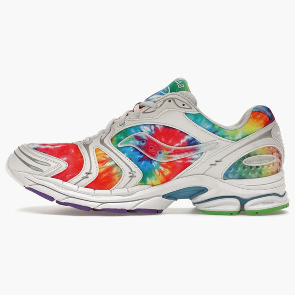 Programma Saucony trionph 4 tie-dye bianco