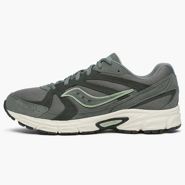 Saucony Ride Millennium Sueve Olive al largo