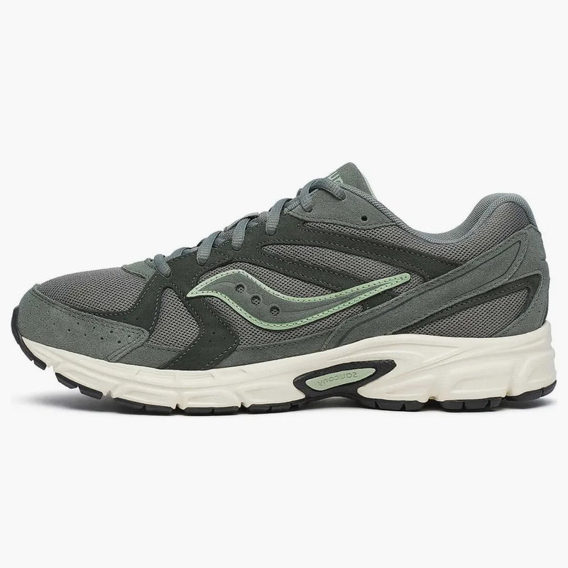 Saucony Ride Millennium Suede Olive off White