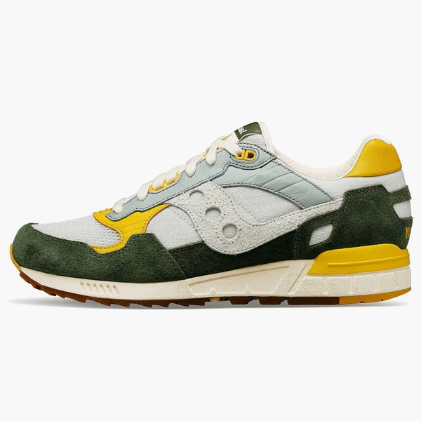 Saucony Shadow 5000 Premium Light Gray Green Yellow