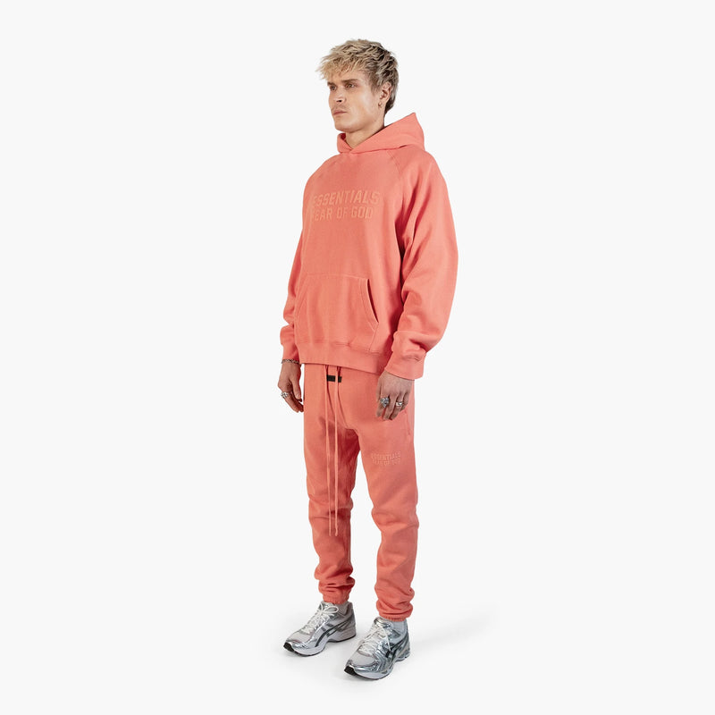 Fear Of God Essentials Hoodie Coral