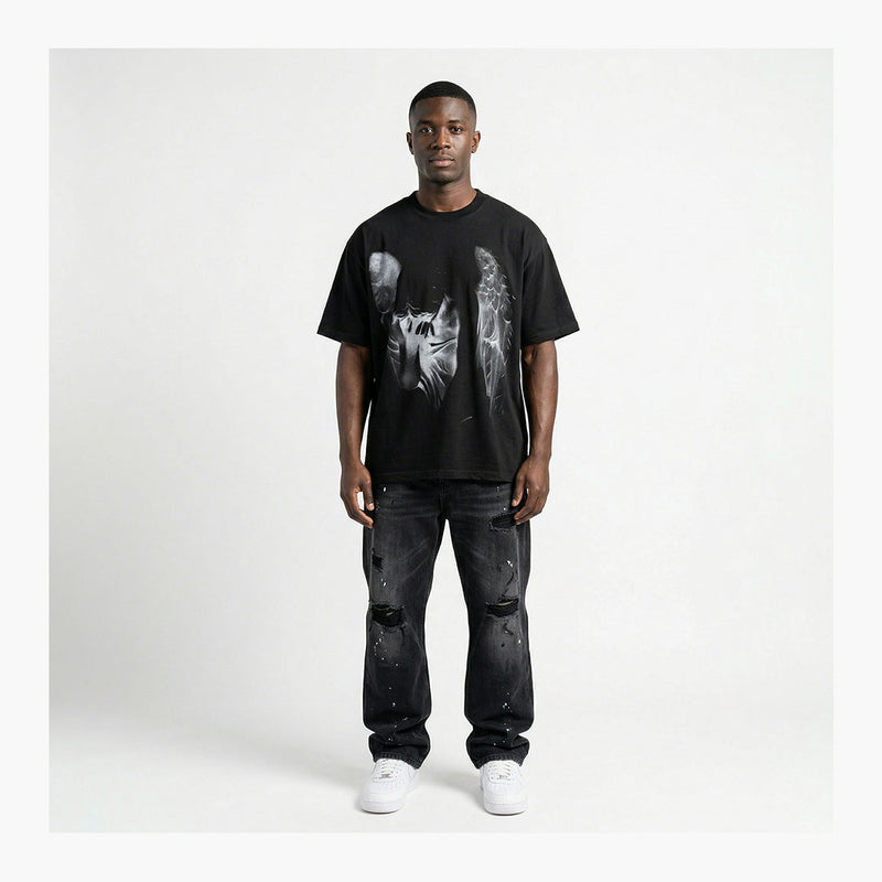 Warman Weeping Angel Graphic T-Shirt Black