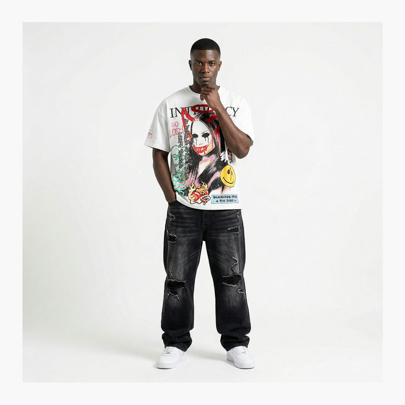Lost Intricacy Front Page Mag Shirt White
