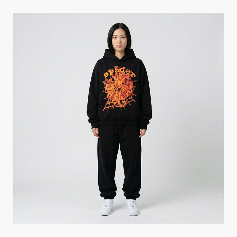Sp5der Og Web V2 Hoodie Black