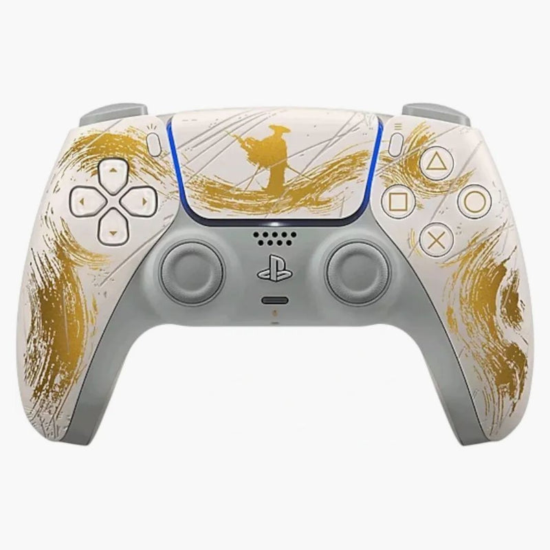 Sony Playstation Ps5 Dualsense Ghost Of Yotei Gold Limited Edition