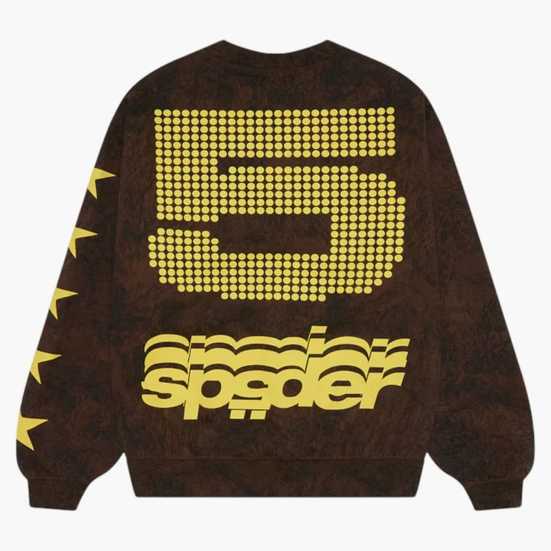 SP5DER 5 CREWNECK BLUSS BRĄZOWA