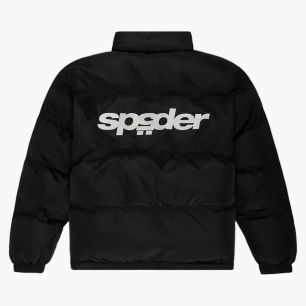 Sp5der 5star Puffer Jacket Black